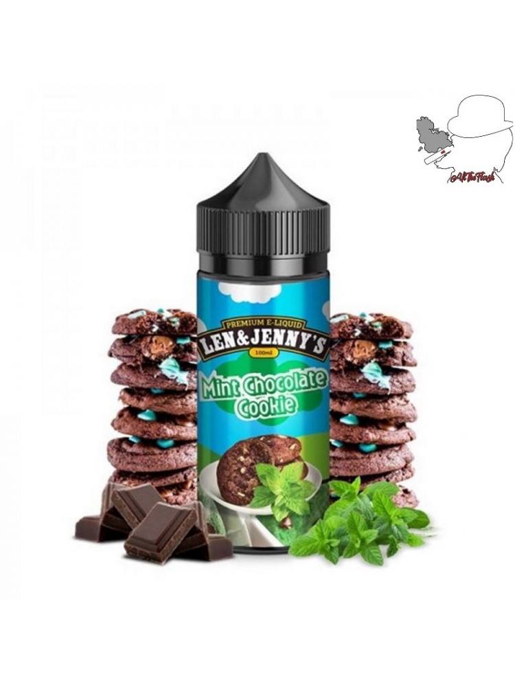 E-liquide Mint chocolate cookie 100ml par Len & Jenny's